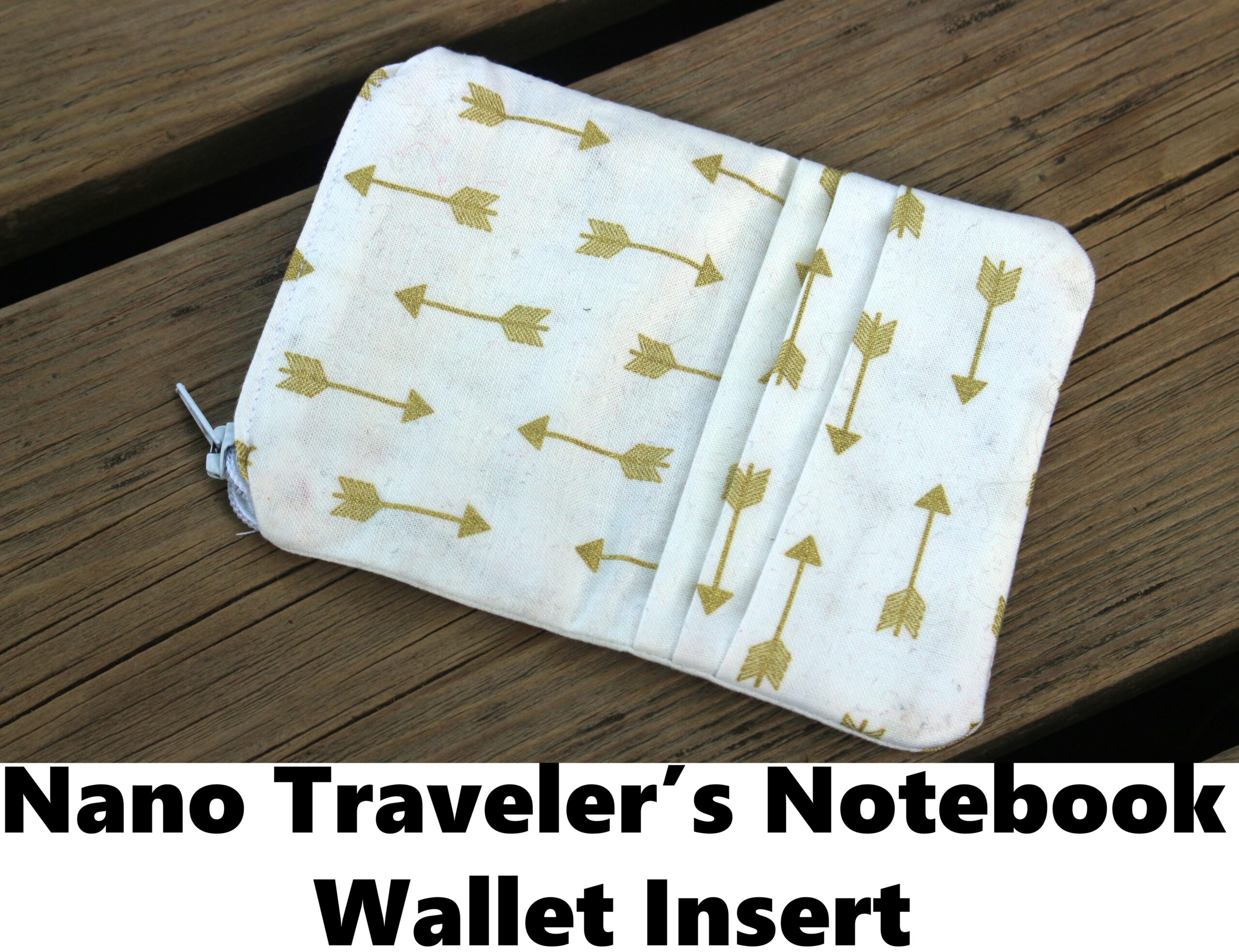 Nano Traveler’s notebook Wallet insert pattern