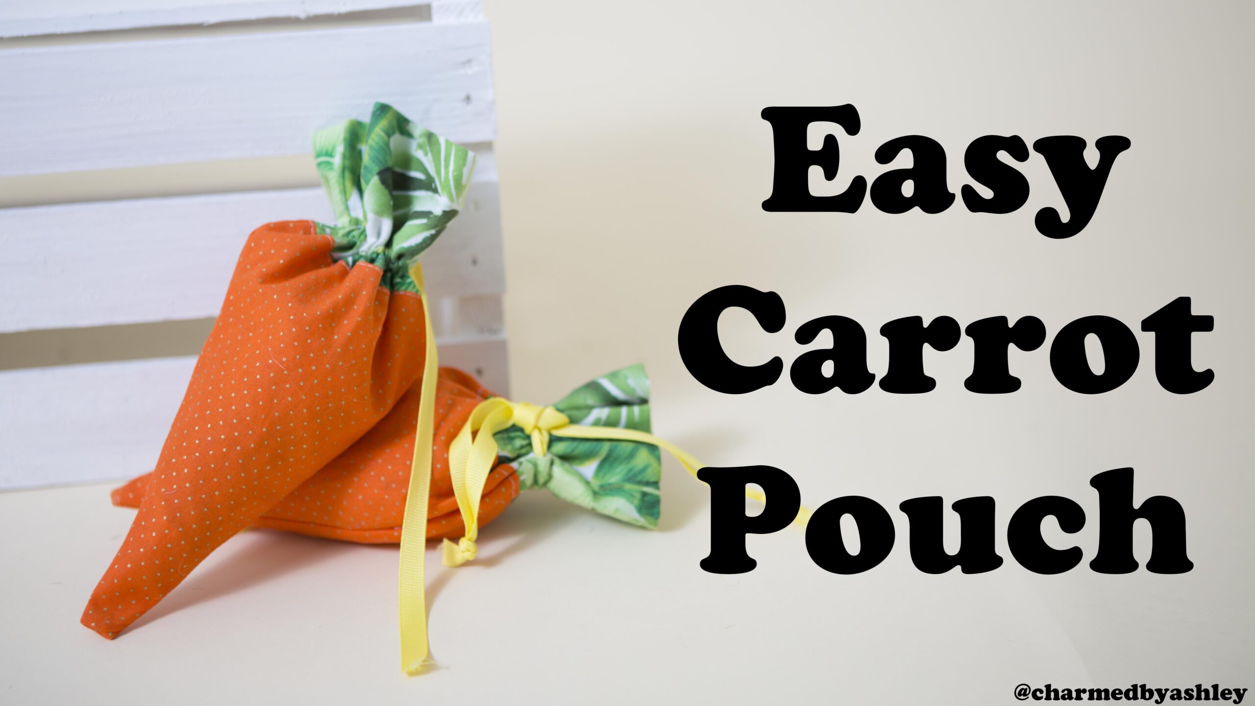 Carrot Draw string bag