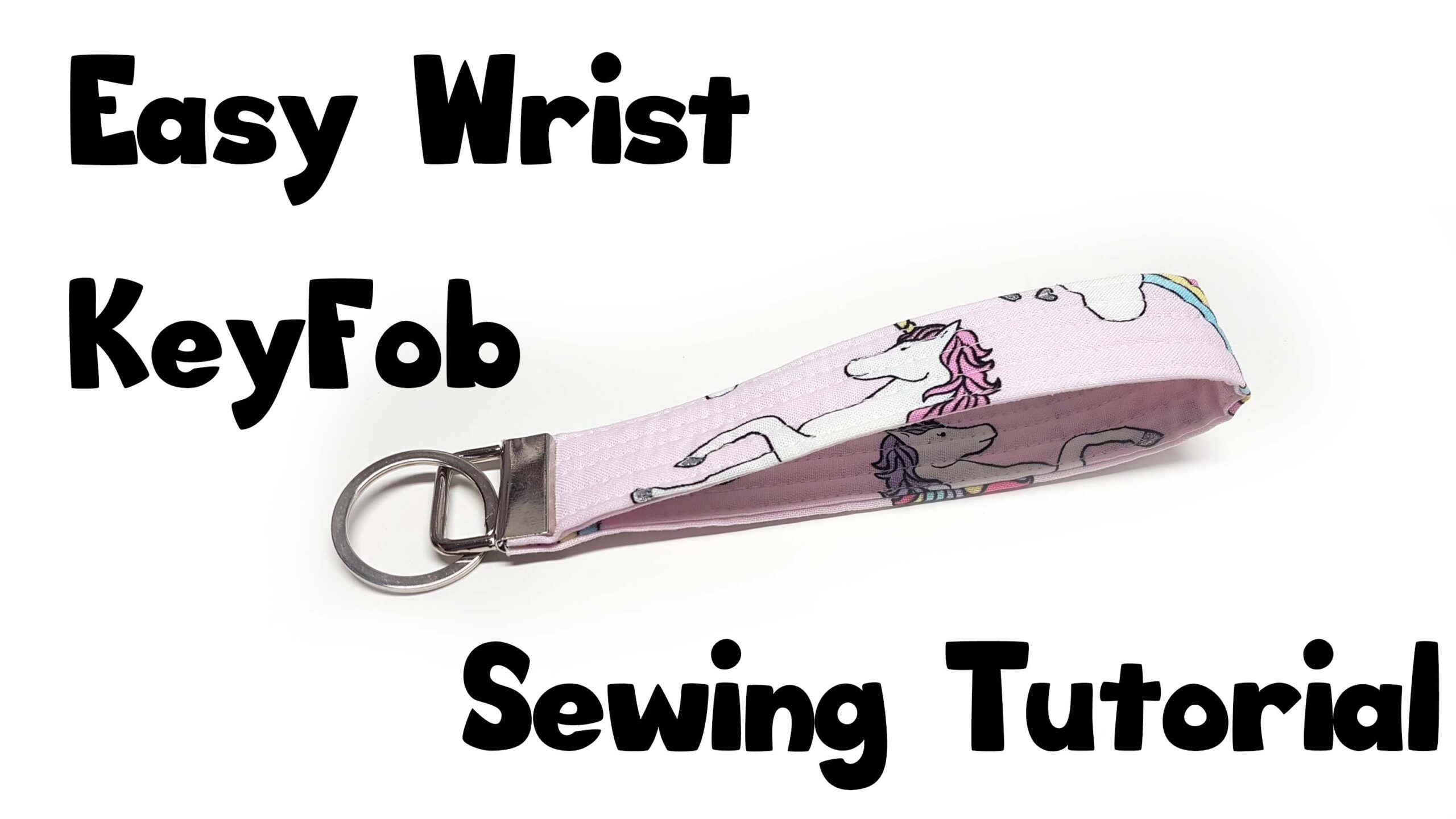 Wrist Key Fob Sewing tutorial