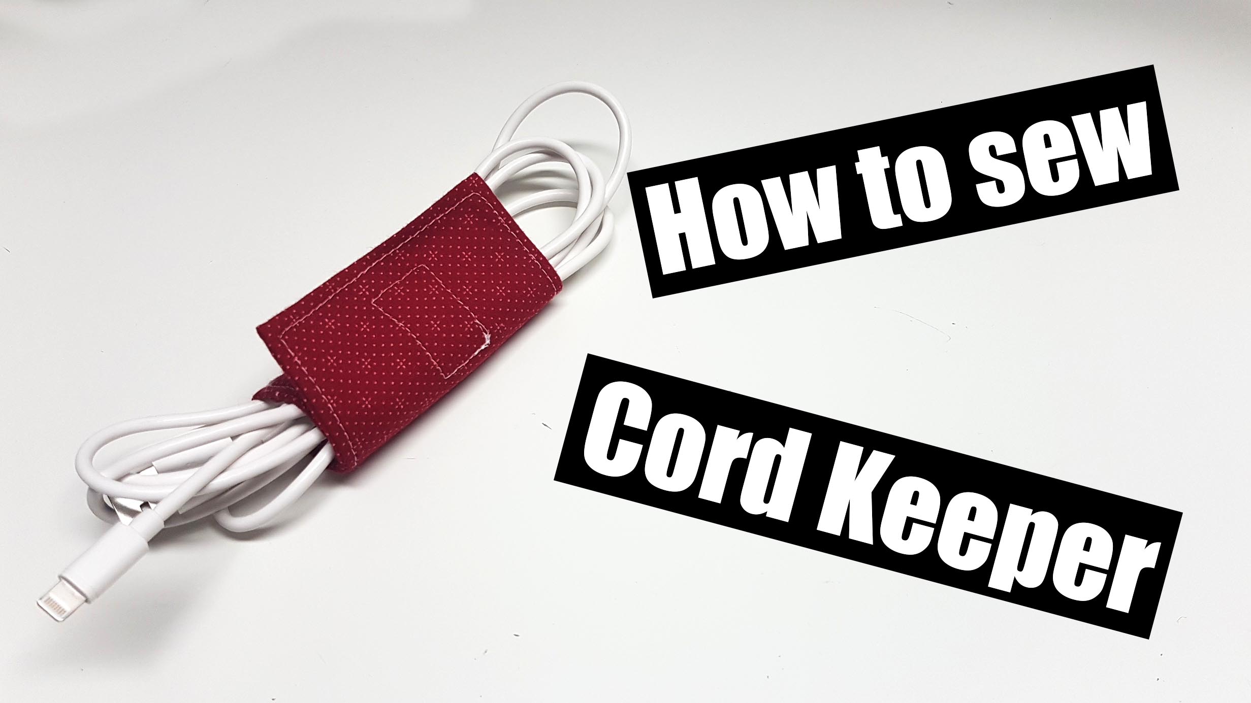 Cord Keeper sewing tutorial