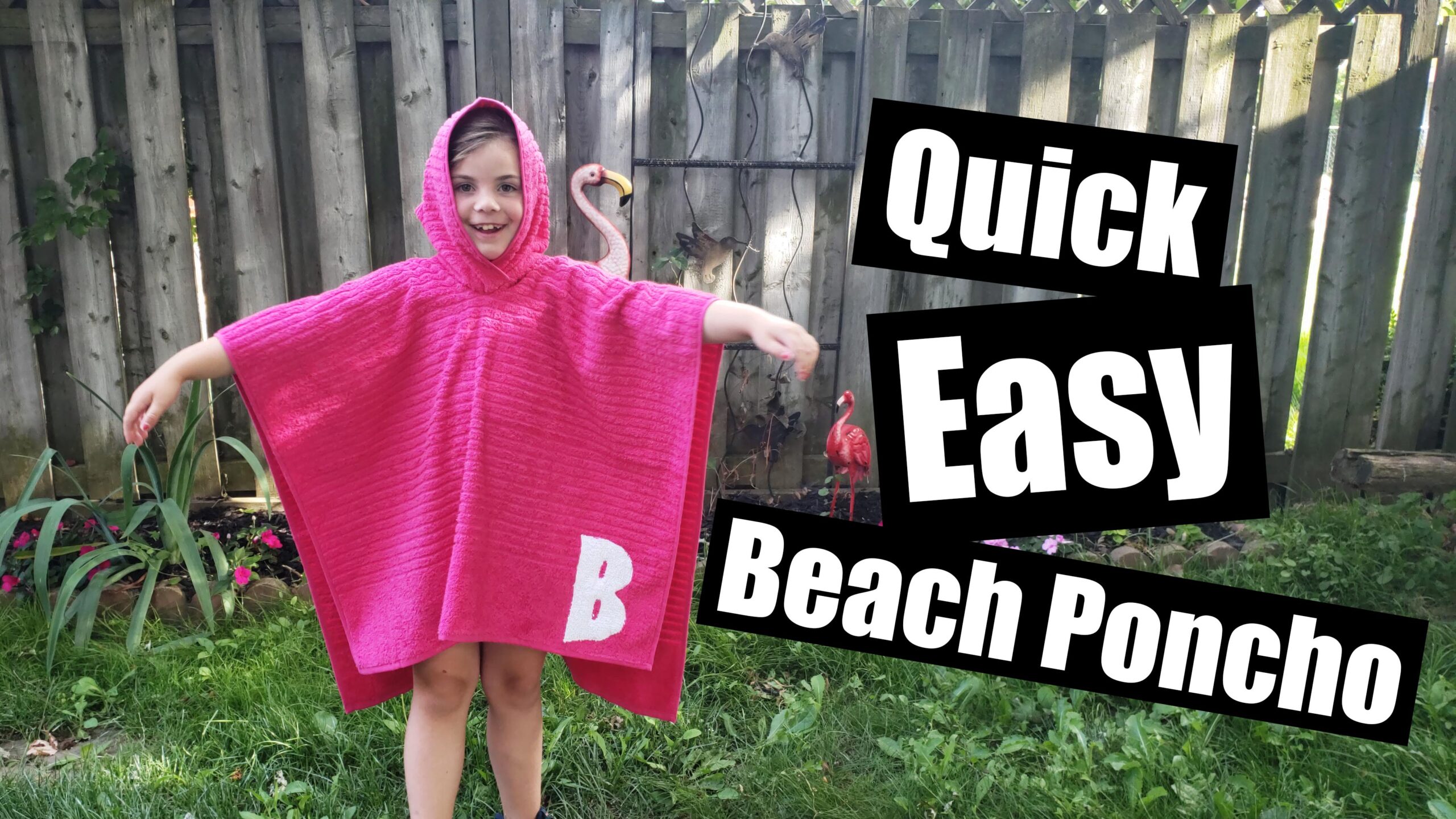 Quick Easy Beach poncho
