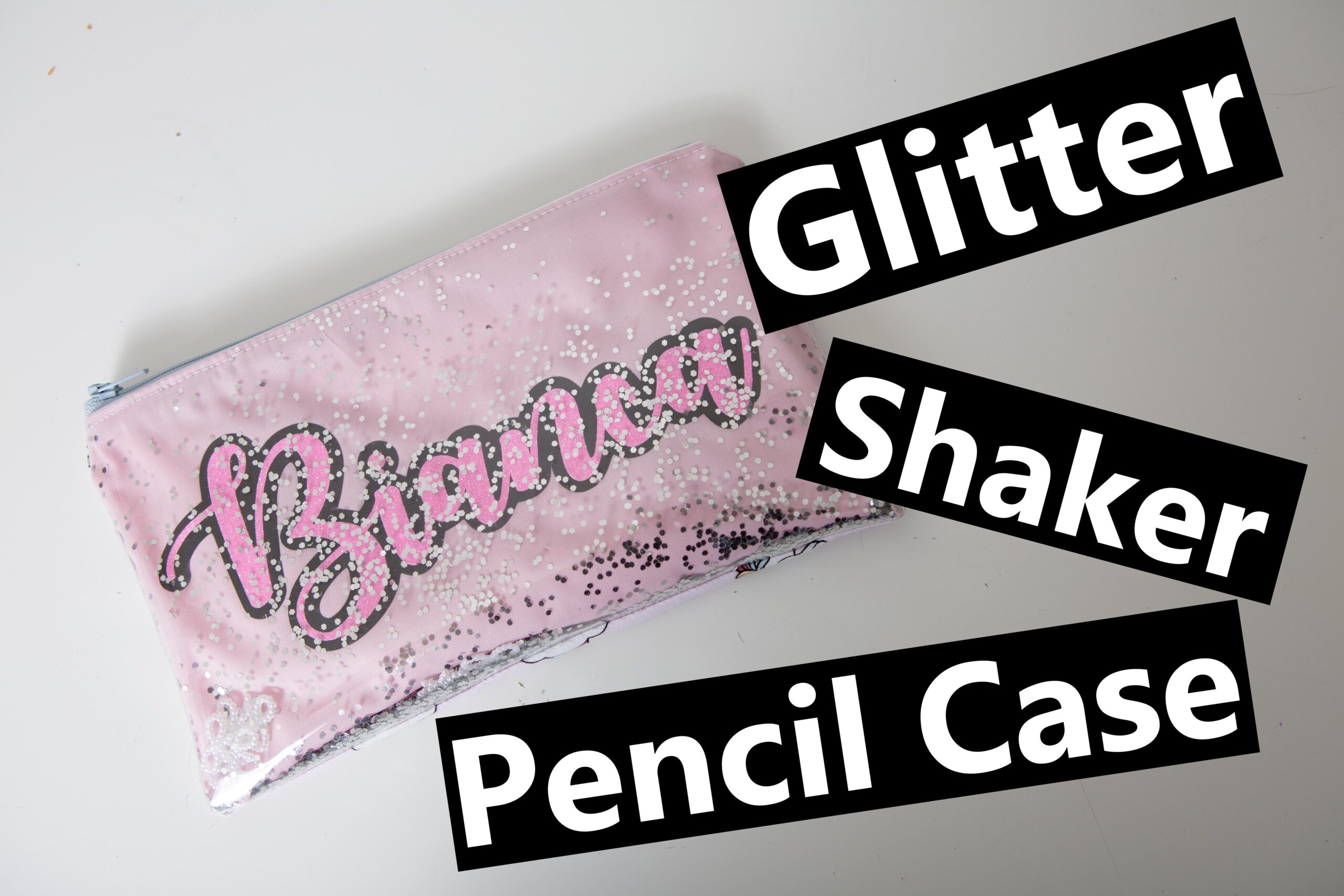 Glitter Shaker pencil case