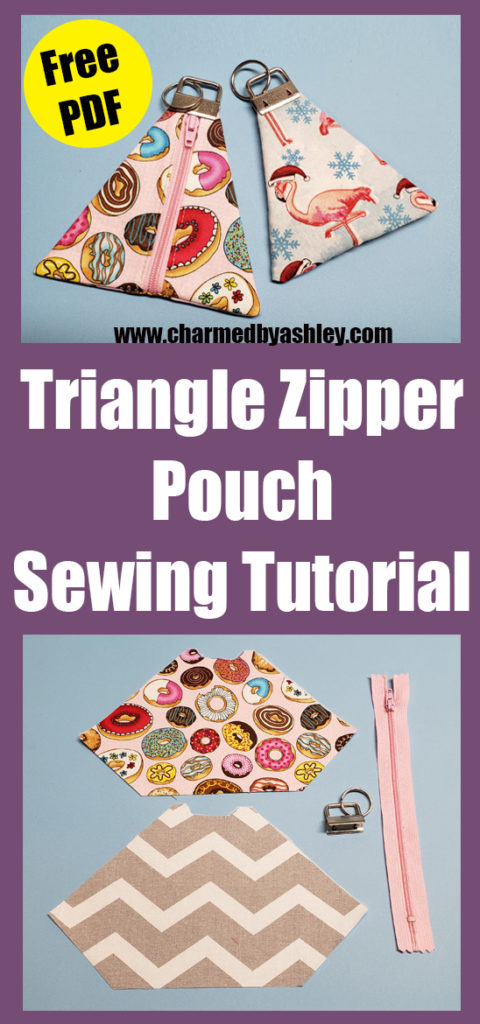 triangle zipper pouch pattern