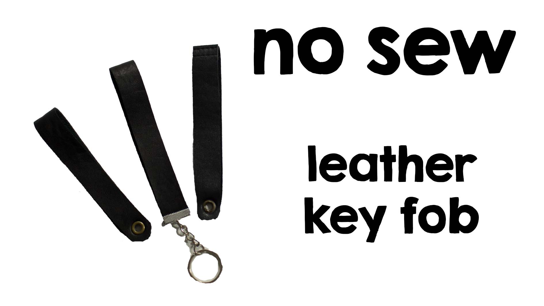 Leather No Sew Key Fob