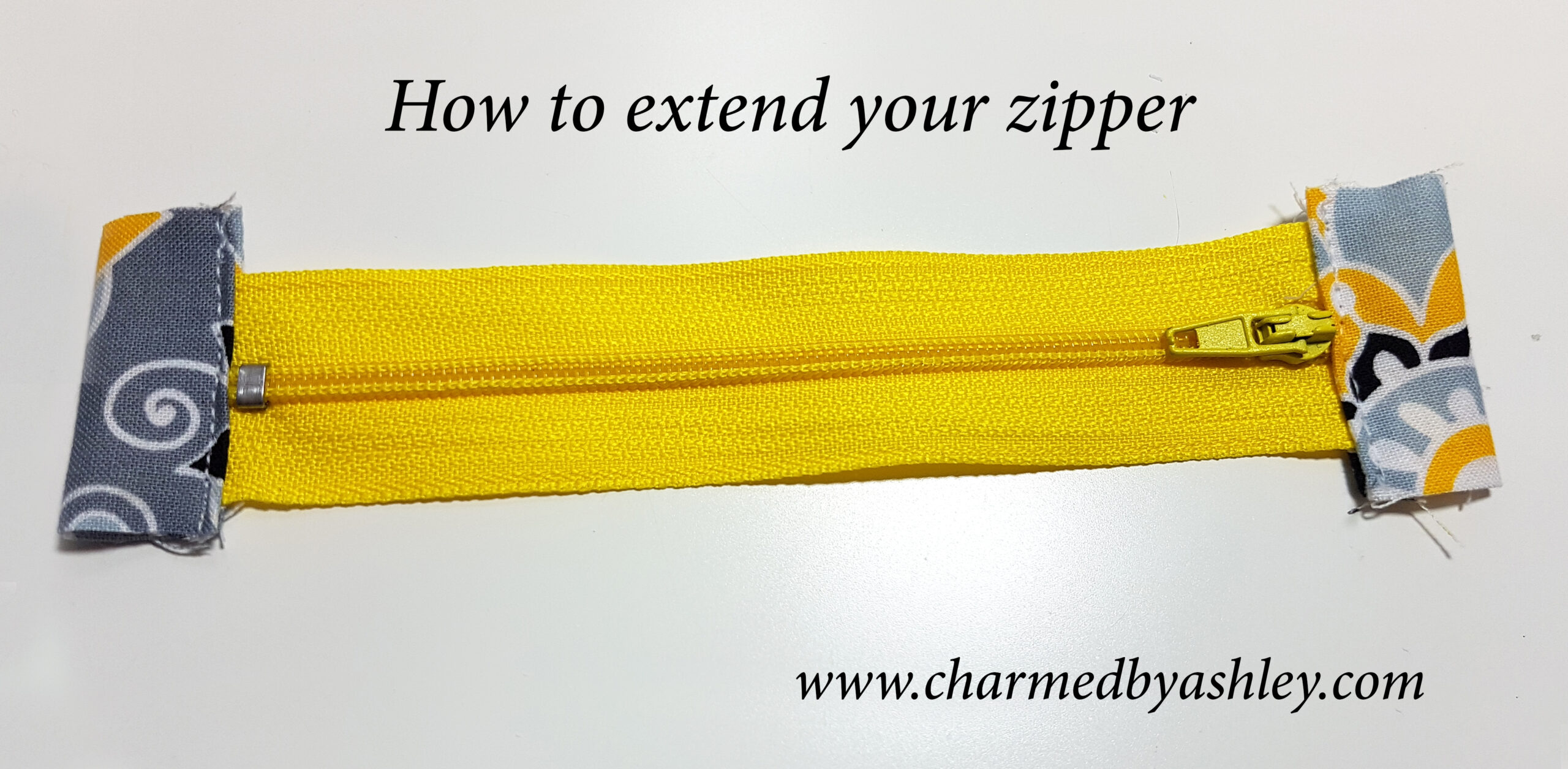 How to  extend your zipper with zipper Tabs