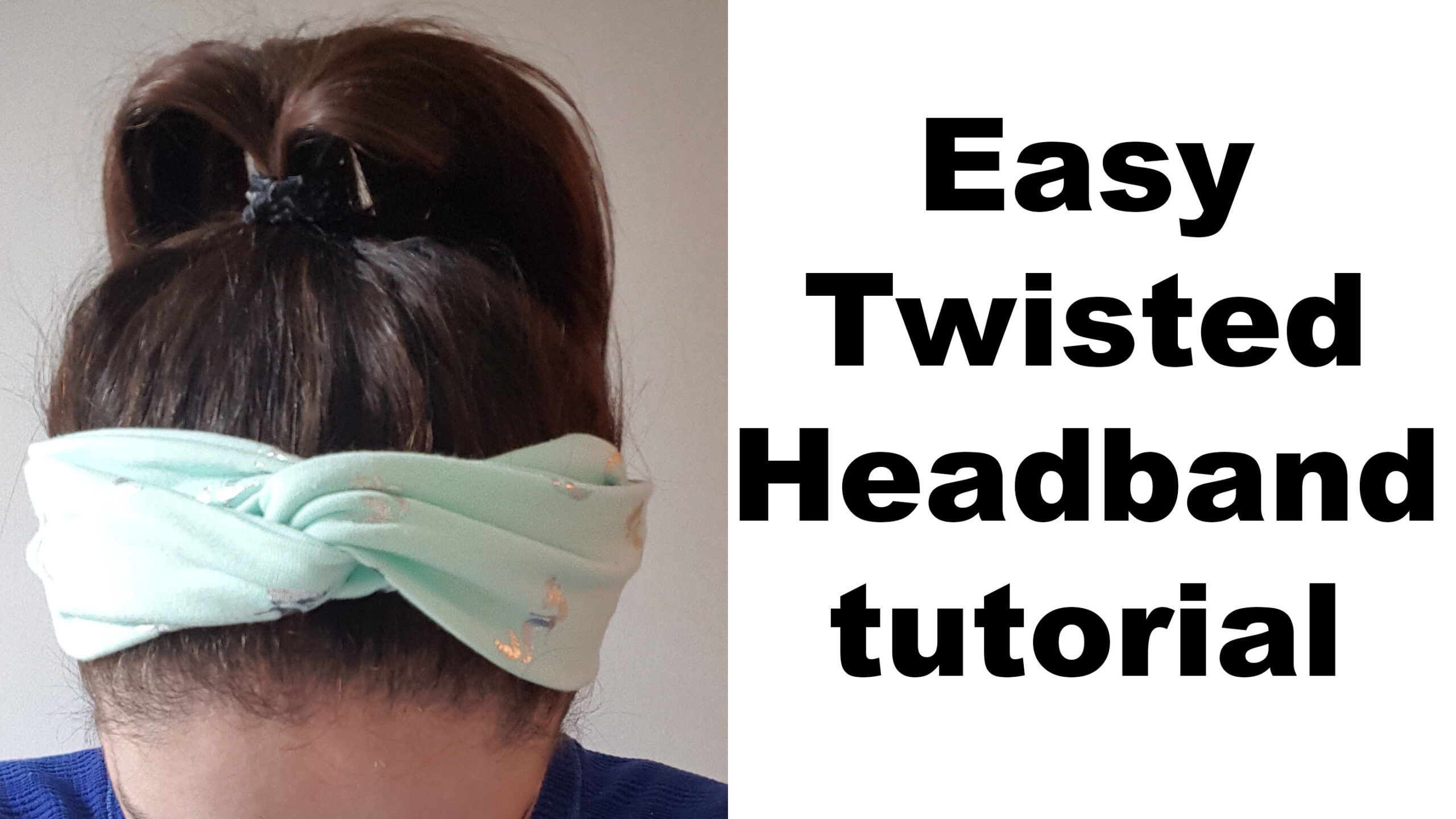 Free Twisted headband tutorial