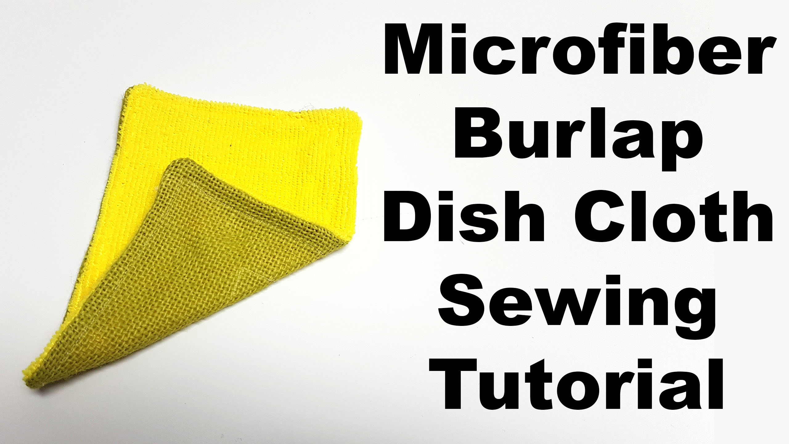 Microfiber Burlap Dish Cloths