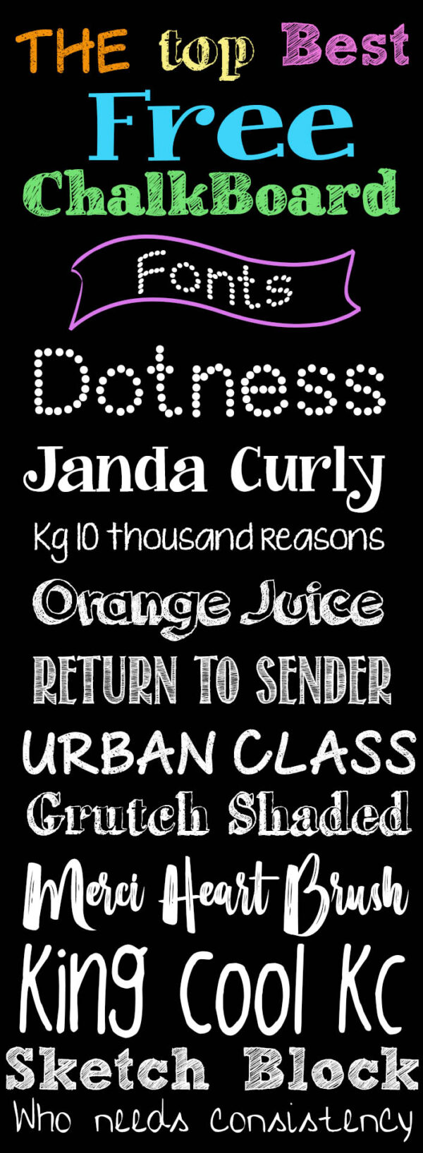 Chalk Board Font | Charmed By Ashley