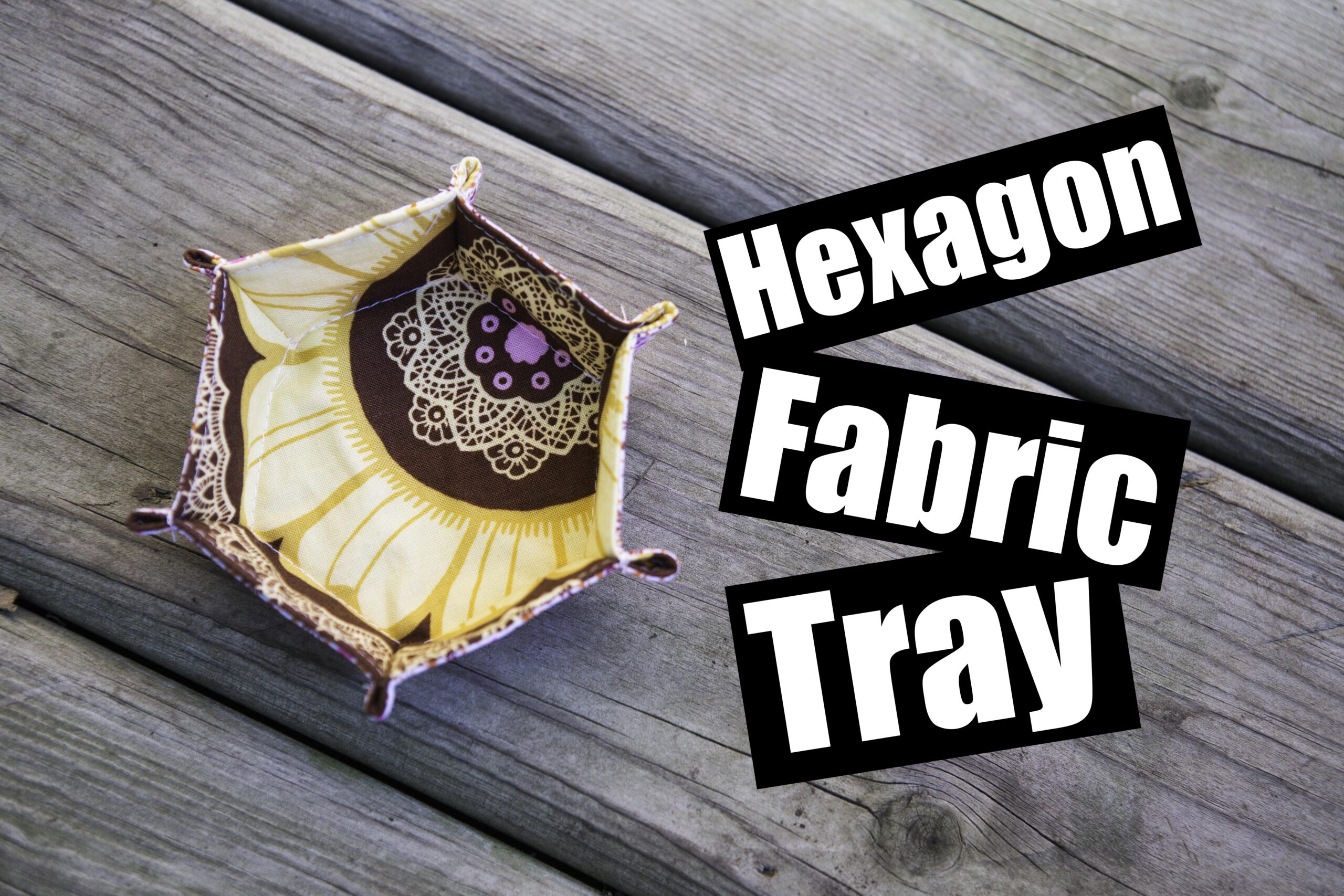 Hexagon Fabric Tray