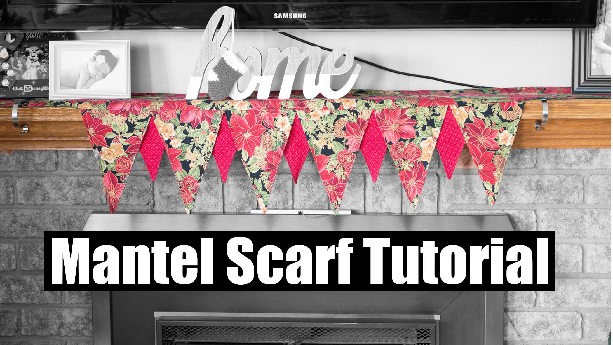 Mantel Scarf Sewing tutorial