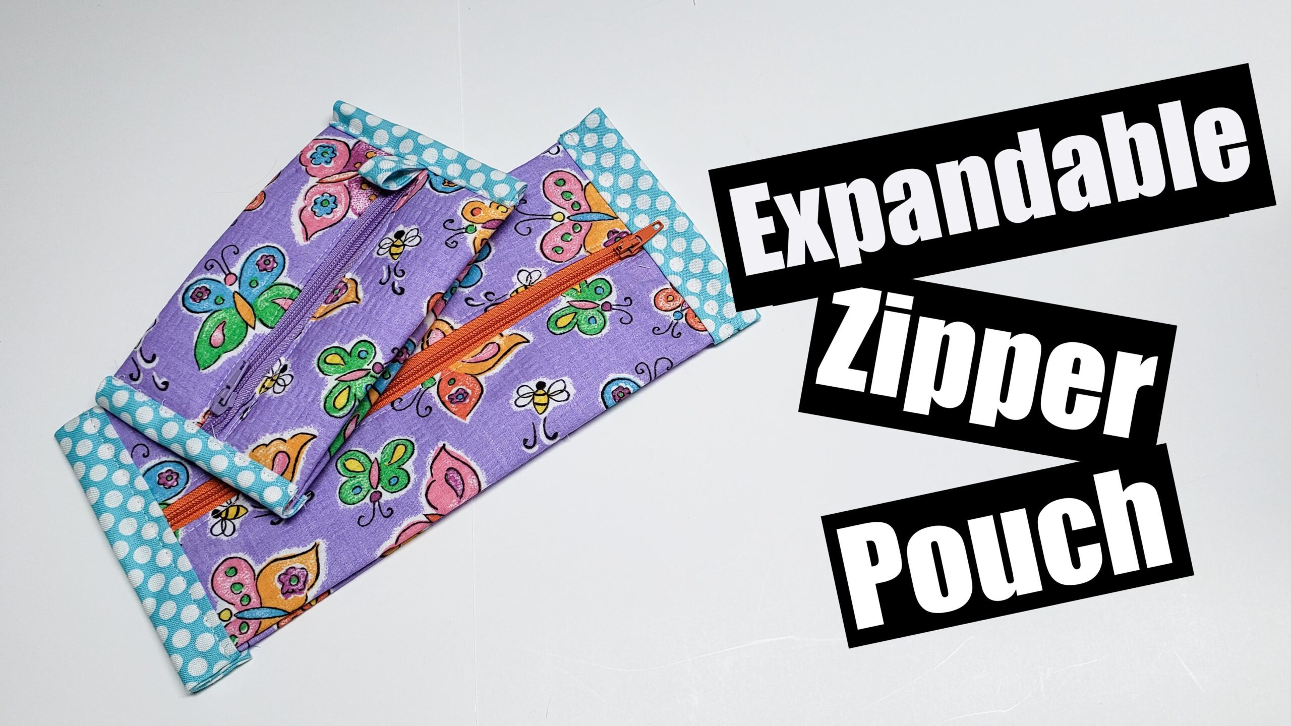 Expandable Zipper pouch