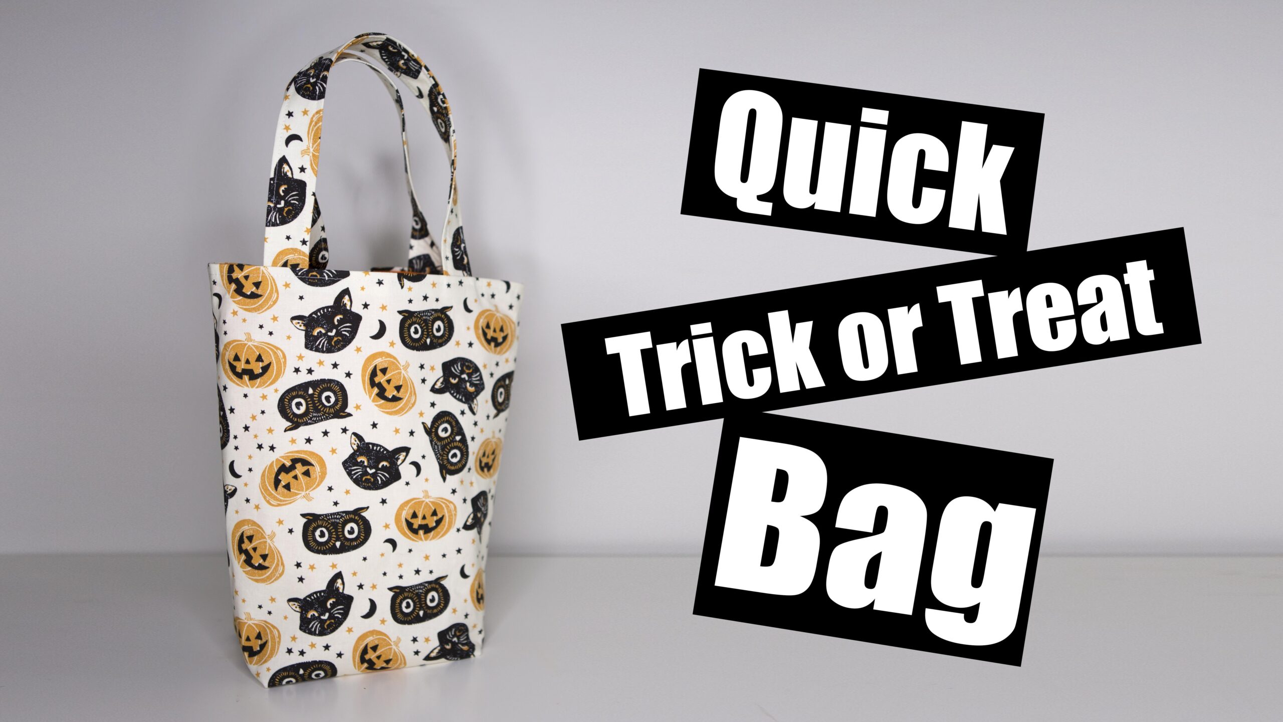 Quick trick or treat bag
