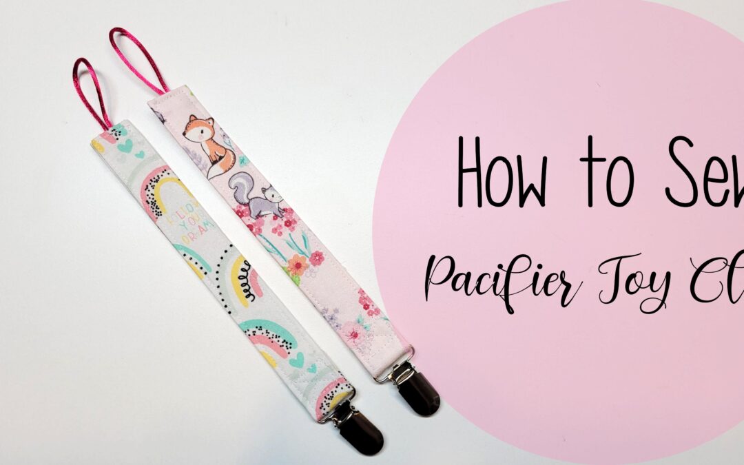 How to sew Pacifier clip