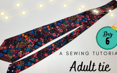 How to sew an adult Tie